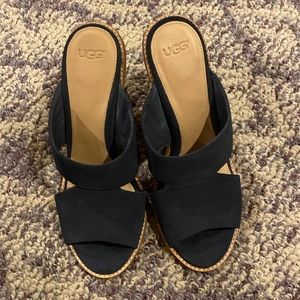 Ugg Black Sandals- Women’s Size 8.5- Black